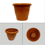 AM0813 Deep Virgin Plastic Round Planter 22 inch