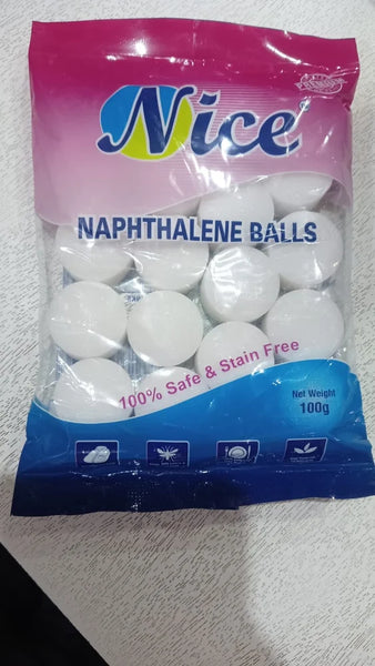 AM0500 Pure Quality Naphthalene Balls (White) 100 Grams