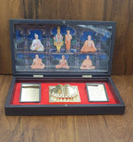 AM0710 Gold Plated Swaminarayan & Charan Paduka
