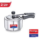 AM2246 Prestige 2L Nakshatra Essential Svachh Stainless Steel Pressure Cookers( Silver, Tri-Ply Bottom, Inner Lid)