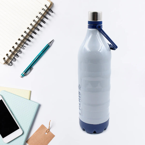 0257 Insulated Water Bottle (2200ml): Leakproof, BPA-Free, Handle & Strap (Sports)