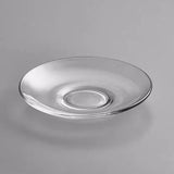 AM3741 Saucer Round Glass Plates Set Of 6 (LXP7012)