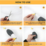 9085 Fuel Transfer Pump Kit. Flow Hand Pump Portable Manual Car Fuel Transfer Pump for Petrol Diesel Oil Liquid Water Fish Tank.