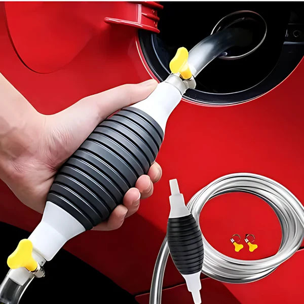 9085 Fuel Transfer Pump Kit. Flow Hand Pump Portable Manual Car Fuel Transfer Pump for Petrol Diesel Oil Liquid Water Fish Tank.