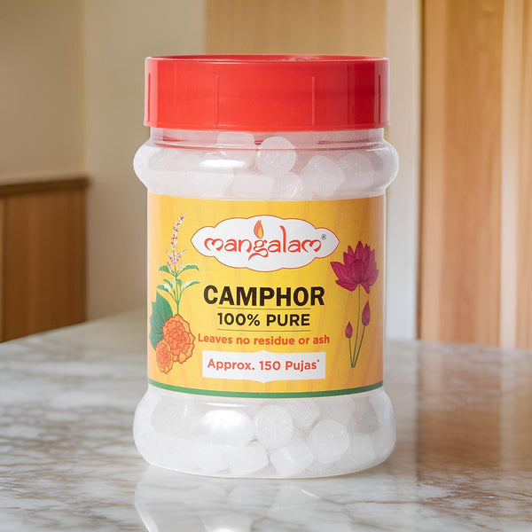 3993 Mangalam Camphor Tablet 100g Jar