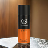 AM2545 Denver Sporting Club Goat Black.Code Deo for Men Long Lasting Deodorant Body Spray 150ml 1 Pcs