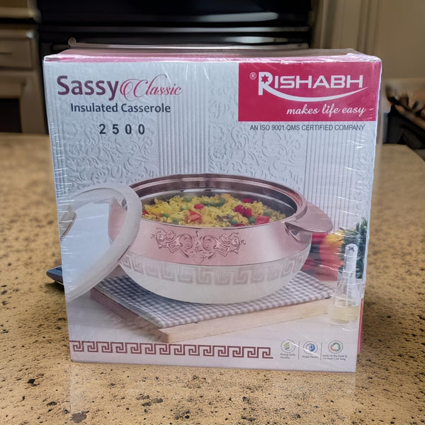 AM2023 Rishabh Sassy Classic Insulated Casserole 2500ml