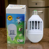 6898 12W MOSQUITO KILLER LAMP E27 SUMMER MOTHS FLYING INSECTS LED ZAPPER MOSQUITO KILLER LAMP LIGHT BULB HOUSEHOLD: 12W