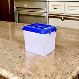 3719 Plastic Container with Side Lock-Handle for Flour, Pulses, Cereal, Atta, Rice, Snacks Etc (11 KG)