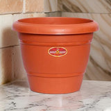 AM0812 Deep Virgin Plastic Round Planter 18 inch