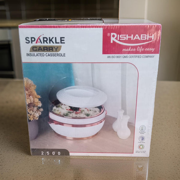 AM2021 Rishabh Sparkle Carry Insulated Casserole 2500ml