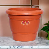 AM0813 Deep Virgin Plastic Round Planter 22 inch