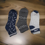 3058 Teamex Premium Socks Sport & Cotton Socks Length Breathable Fabric Socks Pack of 3 Pairs