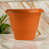 AM0808 Deep Virgin Plastic Round Planter 10inch