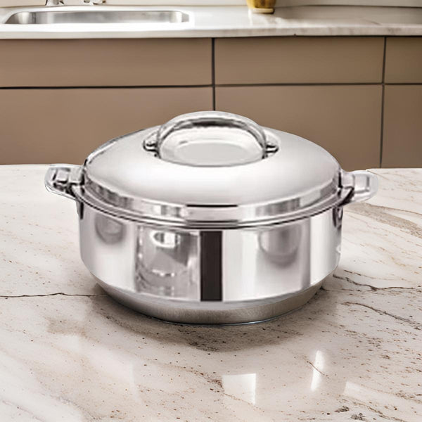 AM0914 Stainless Steel Casserole, 2000ml, Silver