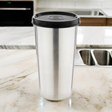 3154 Stainless Steel Tumbler with Lid | Air Tight Leak Proof Glass Tumblers