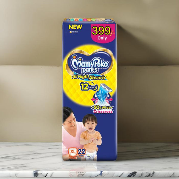 AM2314 MamyPoko Pants All Night Absorb Diaper Pants XL 22 Pants 12-14Kg