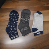 3058 Teamex Premium Socks Sport & Cotton Socks Length Breathable Fabric Socks Pack of 3 Pairs