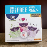 AM2484 Good Home Air Freshener  Upto 30Days, 150 g (Buy 2 Get 1 Free) mix fragrances