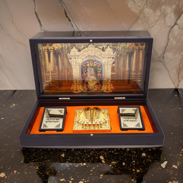 AM0774 Shree Hanumanji Photo Frame With Charan Paduka