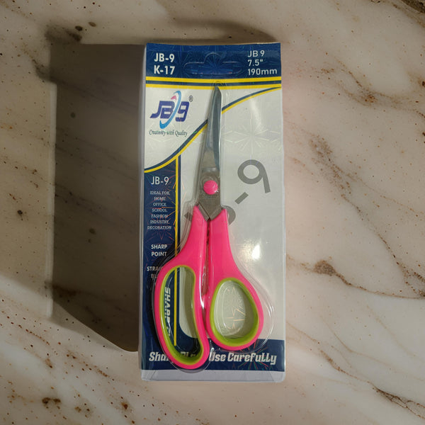 AM2746 JB-9 K-17 Multicolour Stainless Steel Scissors  190mm 7.5" (1pcs)