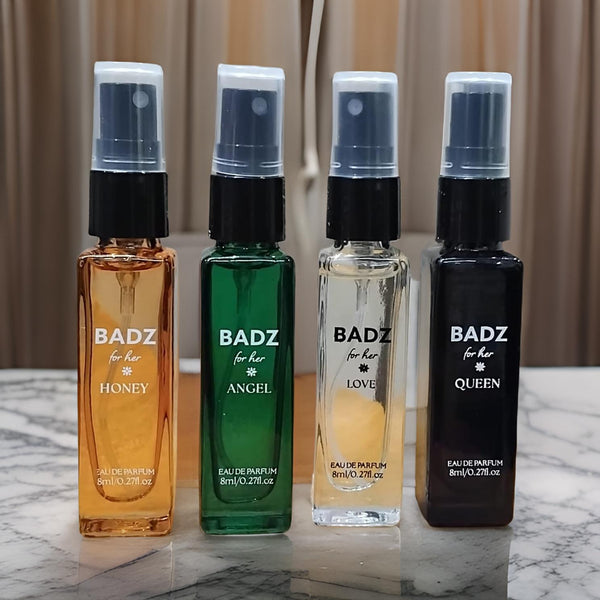 AM2539 Badz For Her Combo Luxury Perfume Gift Set Perfume Pack Of 4 4x8 ml 32ml