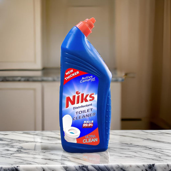 AM2777 Niks Toilet Cleaner 500ml Kills Germs 99.9% & gives pure shine.