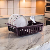 AM0796 Dish Drainer Drying Rack Washing Basket Tray multicolor