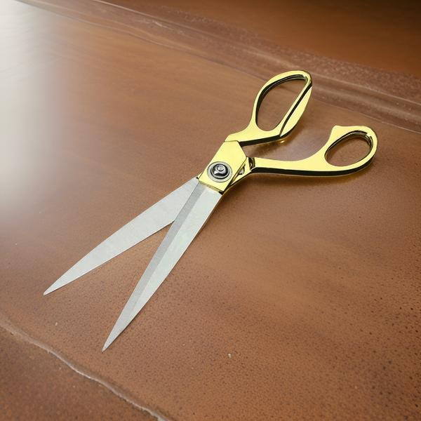 1546 Stainless Steel Tailoring Scissor Sharp Cloth Cutting For Professionals (8.5inch) (Golden)