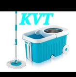 AM2362 KVT HI-Line Bucket Mop SS Wringer Bucket Floor Cleaning and Moping System Free Dust Pan Big Size