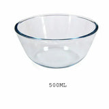 AM3685 Borosil Glass Mixing & Serving Bowl With Lid 500ml (IH22MB005PL)