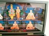 AM0710 Gold Plated Swaminarayan & Charan Paduka