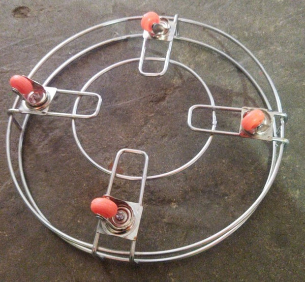 3626 Stainless Steel Gas Cylinder Trolley with Wheels LPG Cylinder 5mm