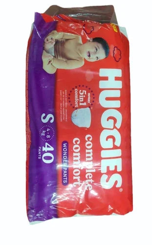 AM0994 Huggies Dry Pants Complete Comfort Small (4 - 8 kg) Pack Of 40 (S)