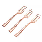 AM2337 Lion Stainless Steel Noble Rose Gold Spoons Forks 6Pcs