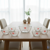 Di0365 Cello Glassware Ornella Pudding Bowls Set (7 Pcs)