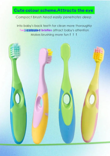 AM3445 FunFresh Toothbrush TB-1110-3FF Cute Soft Bristle Toothbrush 3Set