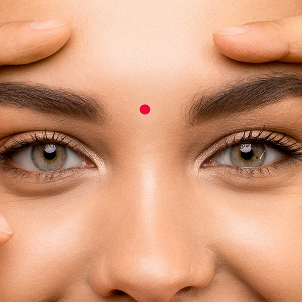 AM5634 Round Shape Light Maroon Color Bright Bindi Tikali Sticker With Bindiya Tikka Giftable Forehead Skin Friendly Glue Traditional For Womens & Girls