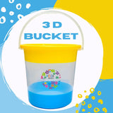 3430 DPI 3D transperent Bucket and Basin Type Bucket 16 LTR (pack of 1)