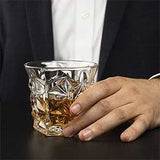 AM3750 Diamond Crystal Cut Whiskey Glasses Set of 6 Pcs 300ml