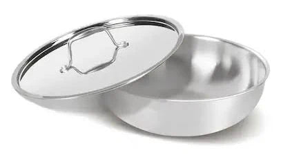 AM0973 Milton Pro Cook Tri-ply Silver Triply Tasla 26cm Designed For Healthy Cooking