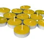 AM2284 Tealight Candles yellow (Pack of 10, 6 GM)