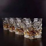 AM3750 Diamond Crystal Cut Whiskey Glasses Set of 6 Pcs 300ml