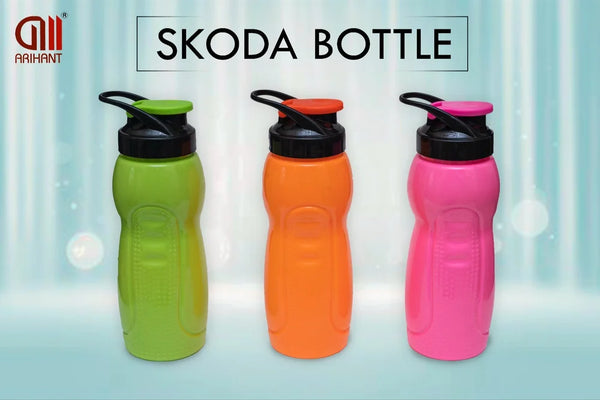 AM3804 Skoda Pet Bottle 900 ml, Flip Lid, BPA FREE