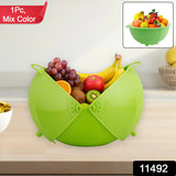 11492 Apex Smart Basket 3in1 Multiuse Fruit And Vegetable Bowl (1 Pc / Mix Color)