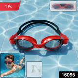 16065 Premium Swimming Goggles with Adjustable Strap (1 Pc)