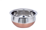 3291 Stainless Steel and Copper Handi 209g. 4 no.