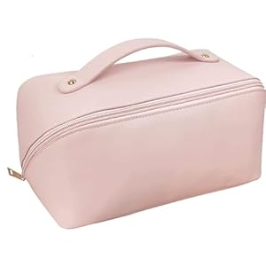 Leather Cosmatic Bag Makeup Organizer