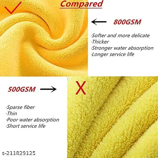 AM0776 Heavy Microfiber Cloth for Car Cleaning  60x40 cm (120g)-Big
