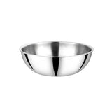 AM2957 Madhuram Prime Quality Triply Stainless Steel Kadai WithOut Handle (24 cm)